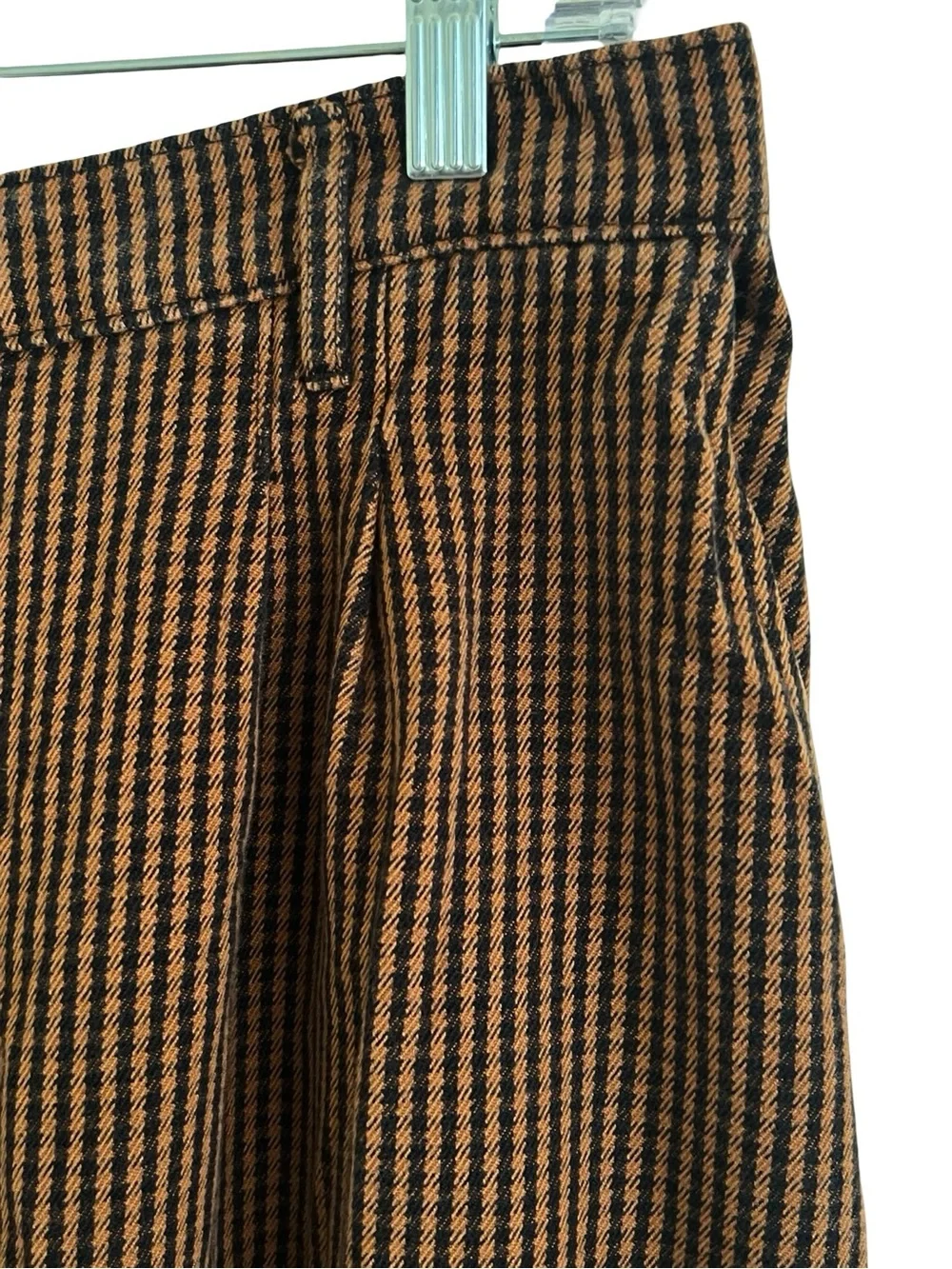 Big Bud Press Brown Plaid Check Trousers Pants Large